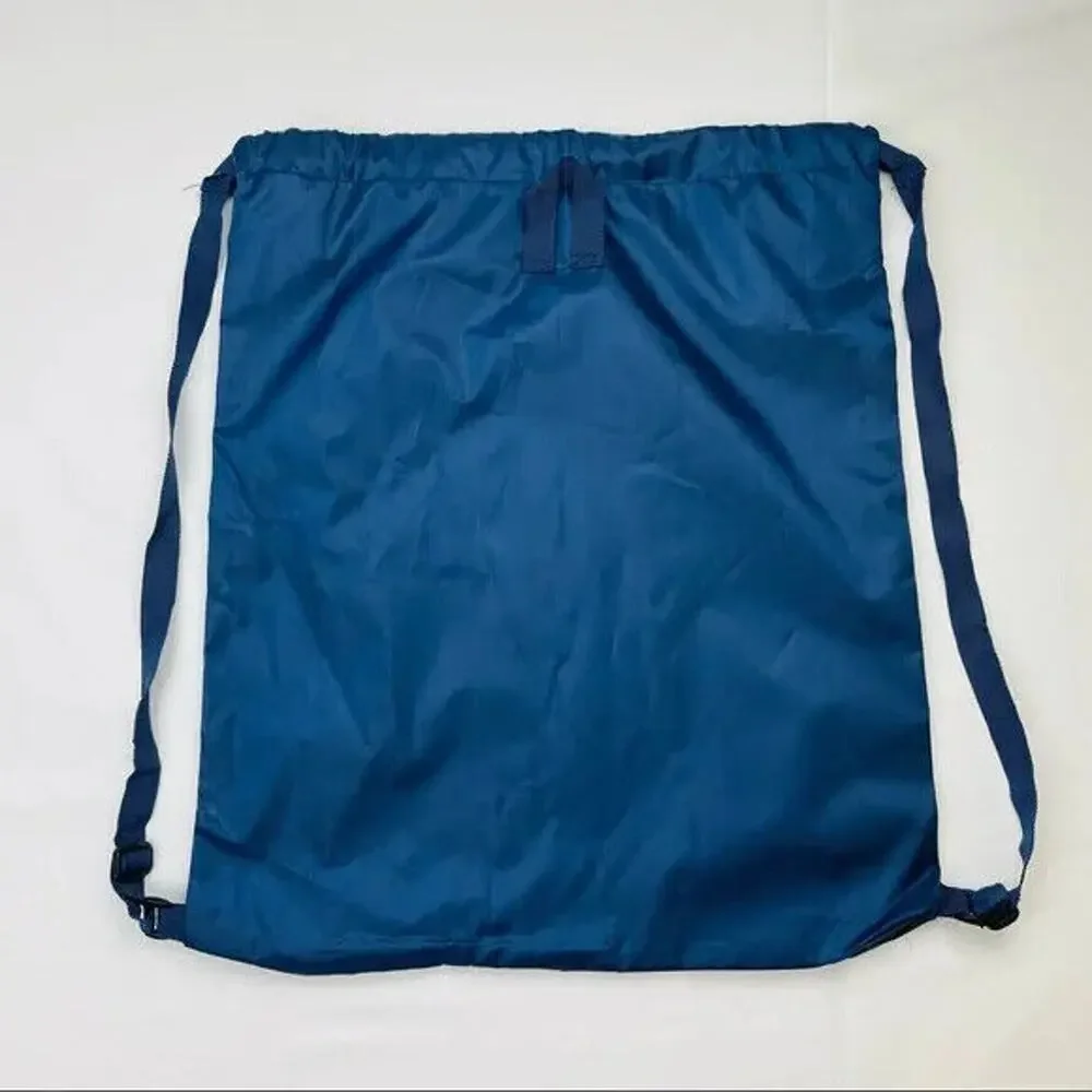 Skecher's Logo Tote String Navy White Vinyl Back Bag